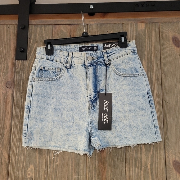 Stone washed shorts - Picture 1 of 2